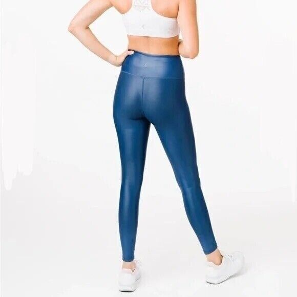 ZYIA Pants - ZYIA Blue High-Waist Leggings
